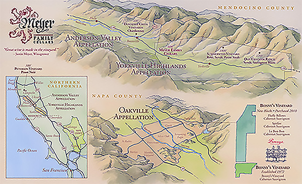 Mendocino ridge ava map